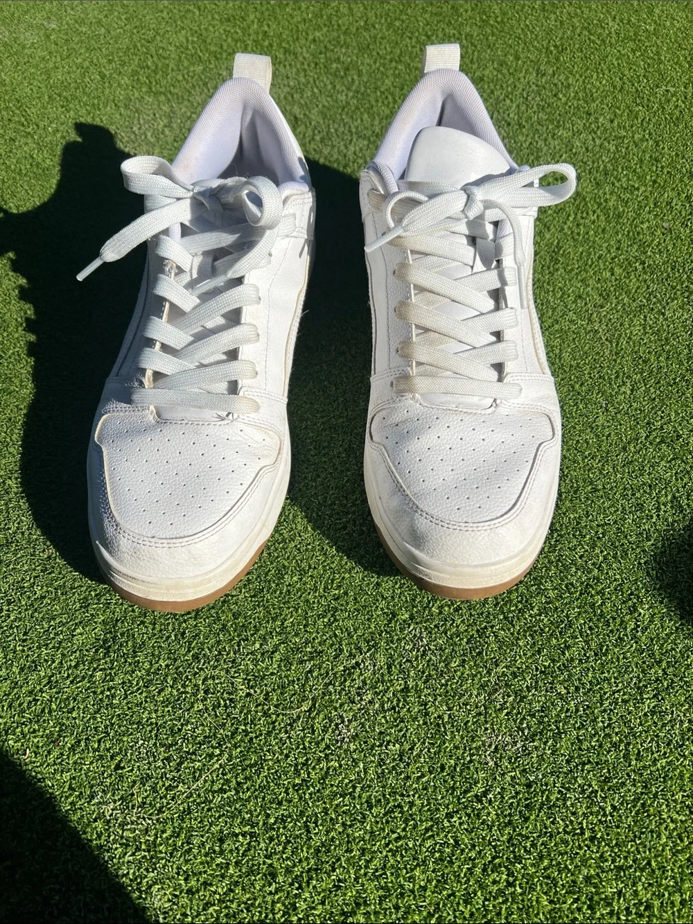 Puma White Low-Top Men's Sneakers